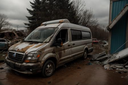 01791-2674730894-postapocalypse, photo of wrecked old van, natural lighting, 8k uhd, high quality, film grain, Fujifilm XT3.png